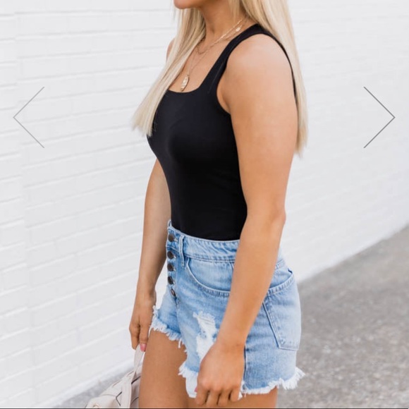 Pink Lily- Everlasting Hope Black Bodysuit - Picture 6 of 14